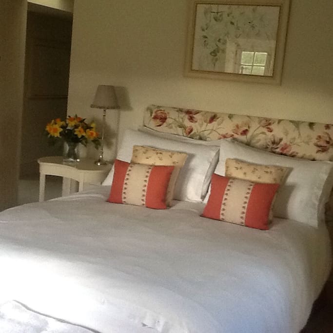 Bedroom as part of separate wing.