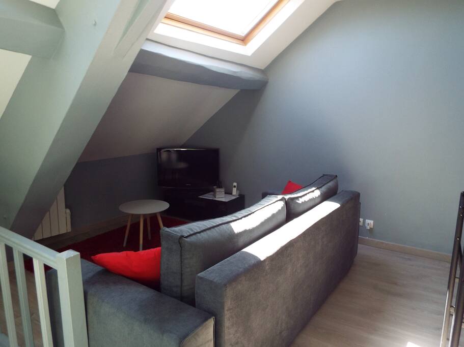 Espace salon de l'appartement Le Napoléon