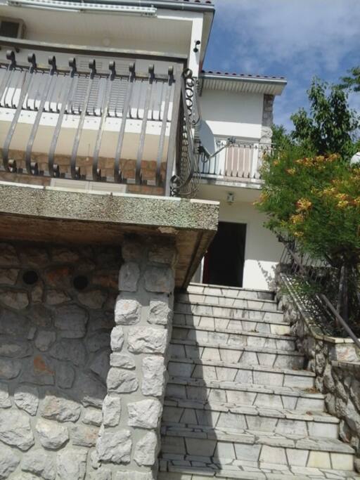 stairs to App