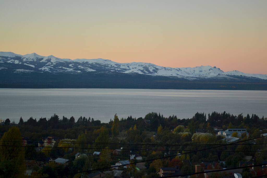 vista al lago desde la casa!
