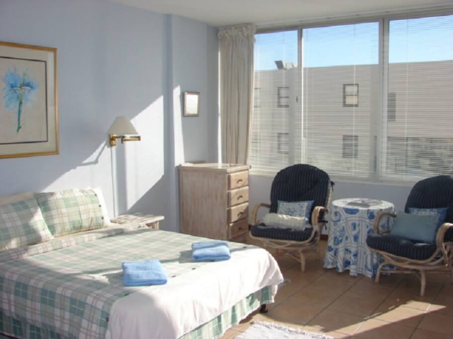 Sunny large main bedroom