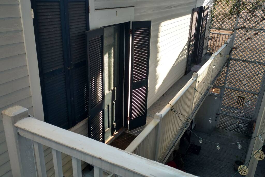 Exterior Walkway.