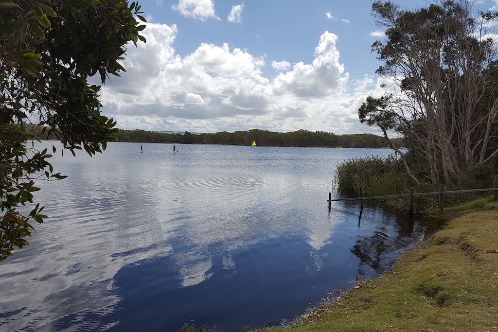 Ten minute walk to Lake Ainsworth