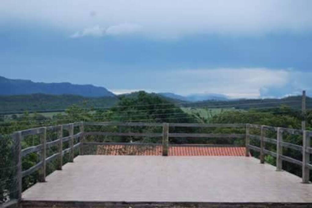 Mirante particular da casa.