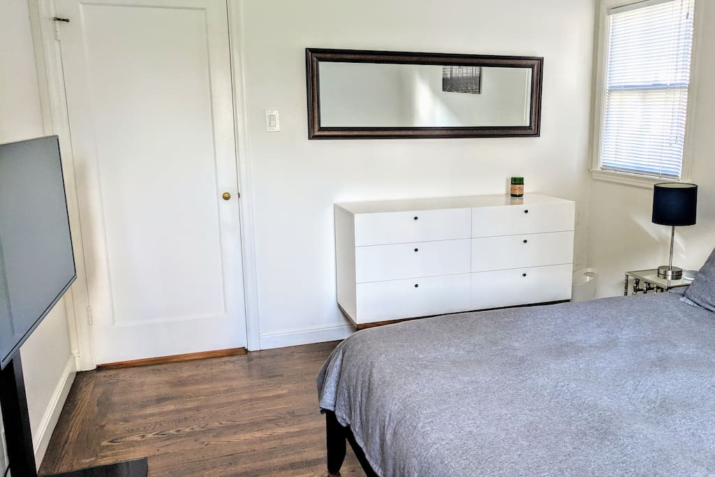 Spacious Dresser and Mirror