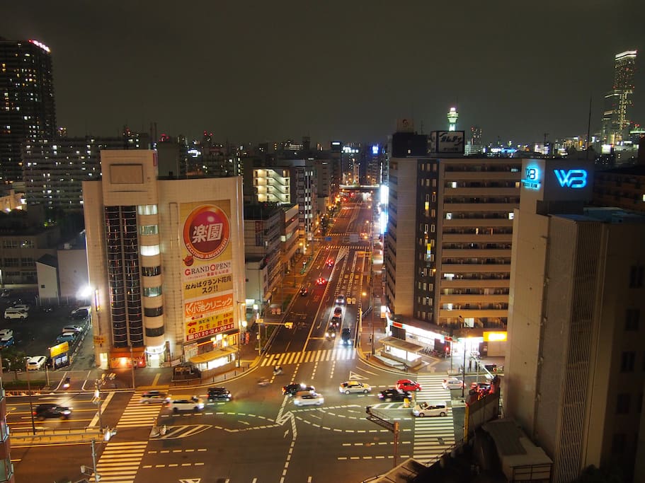 バルコニーからの夜景