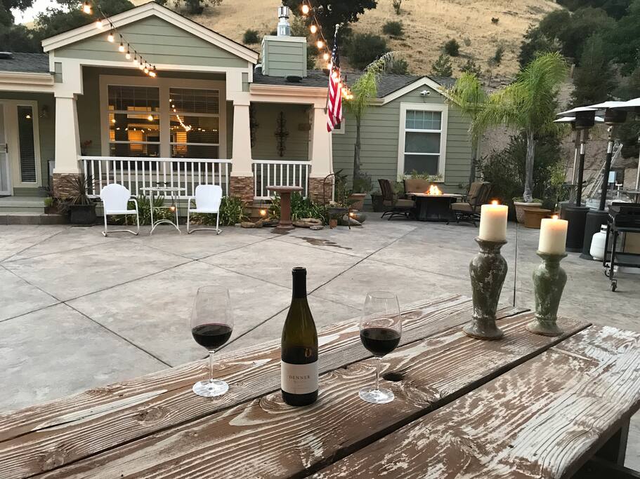 Enjoy the large patio and porch