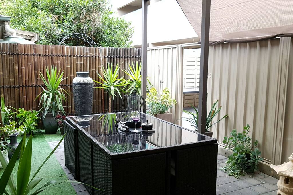 Relaxing outdoor area