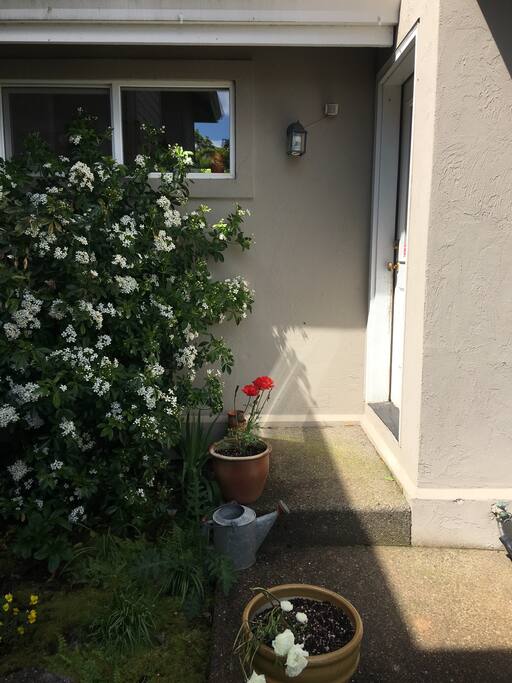 Access is through a private entrance