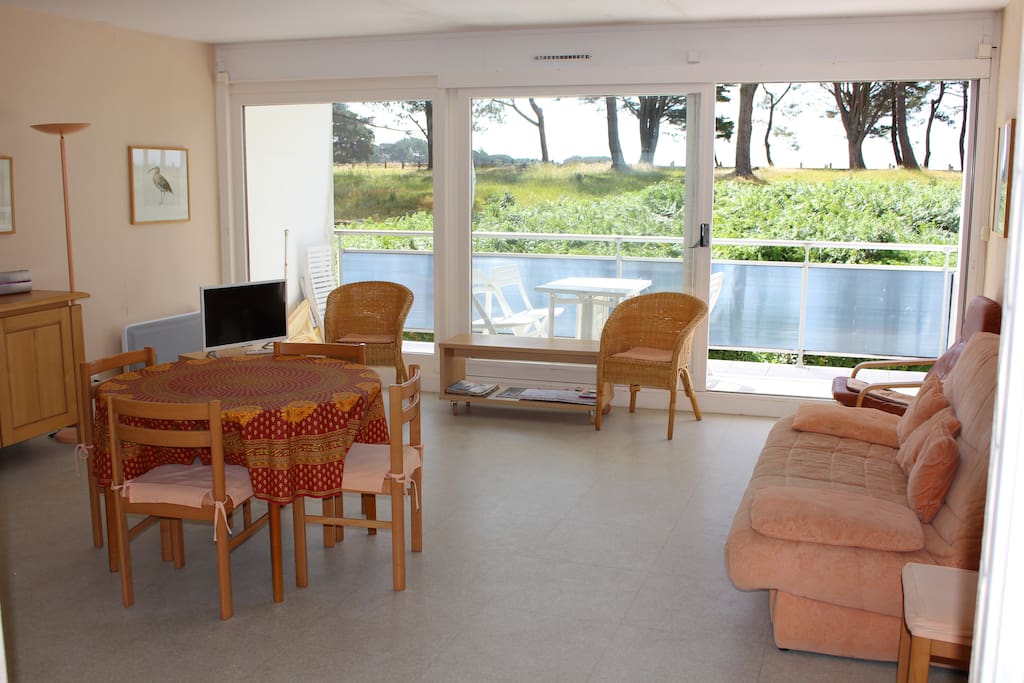 grand séjour avec balcon