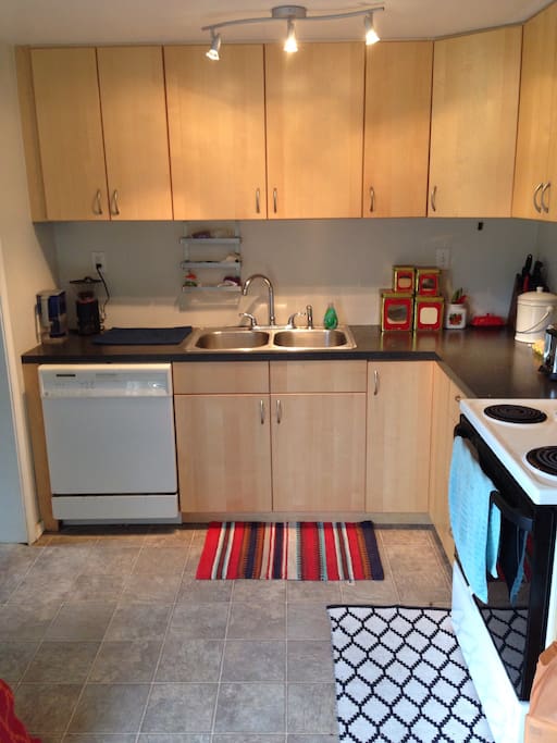 Enjoy use of our cute kitchen.