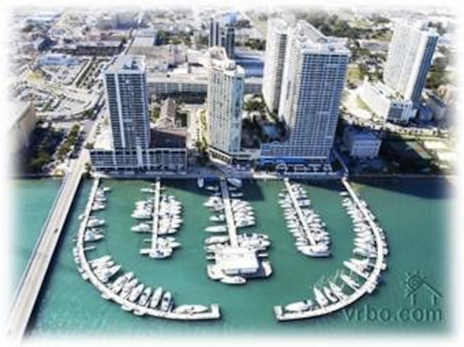 our building is on the water with a fun marina with lots of activities