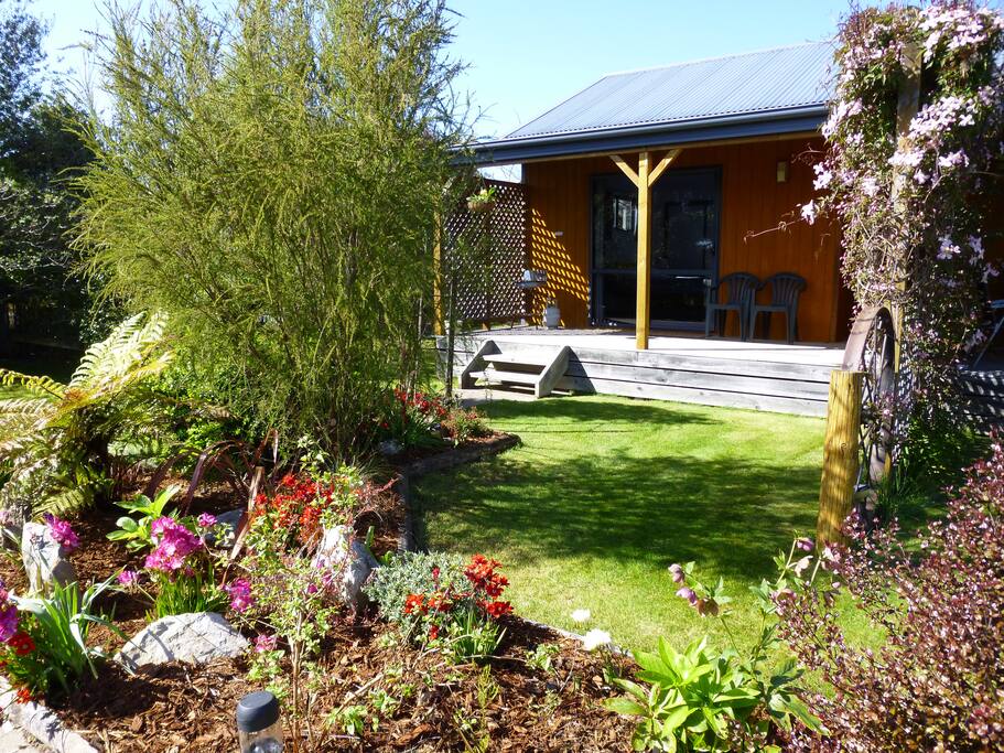 Your own private space with picnic table and BBQ.