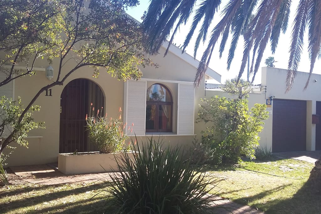 The entrance to the house.