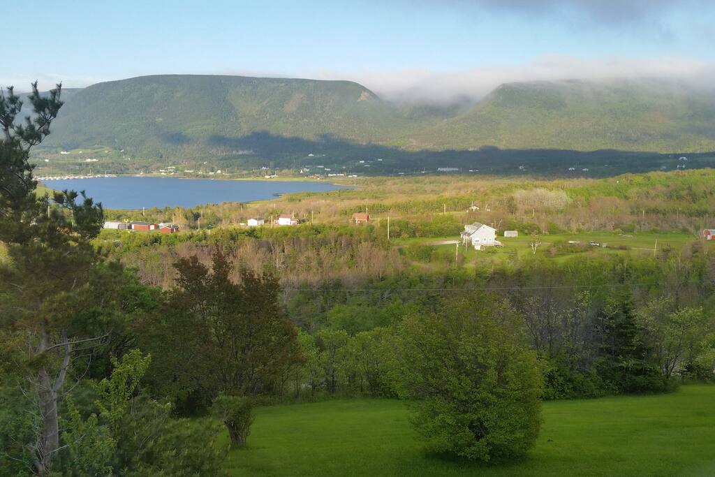 view from front deck