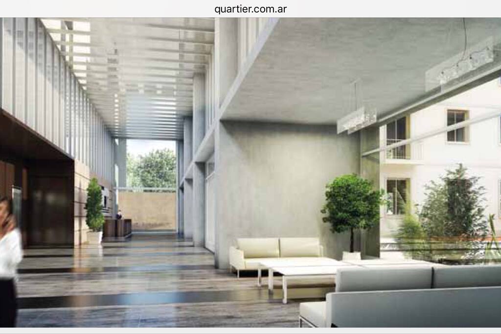 Recepción del edificio