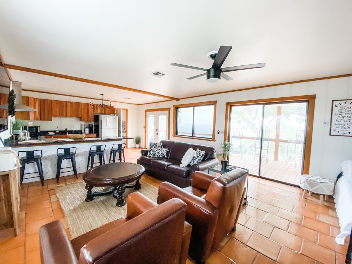 Inviting and spacious, The Rock Refuge is a wonderful home away from.