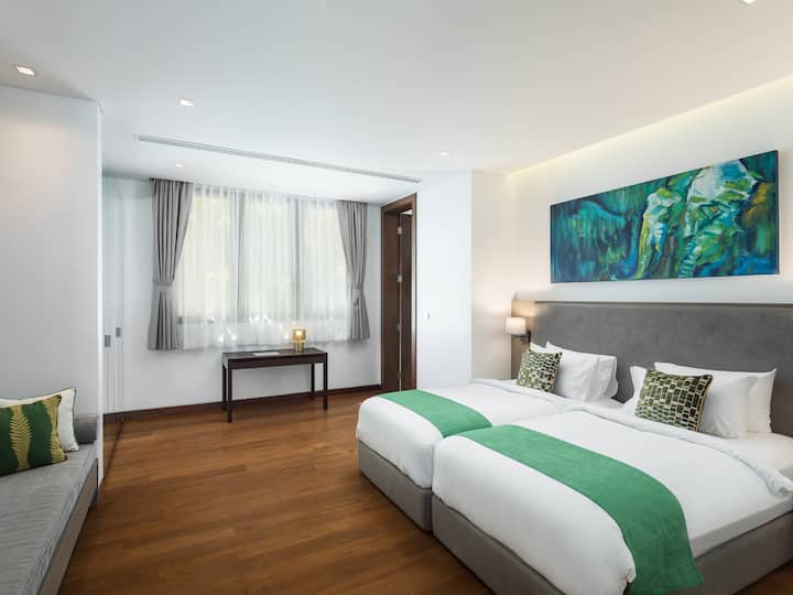 Malaiwana Duplex - ห้องนอนเตียงแฝดตอนบน