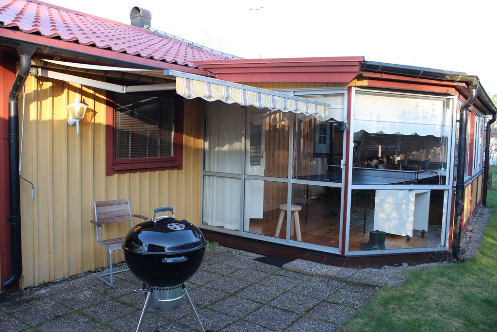 Back side with Conservatory