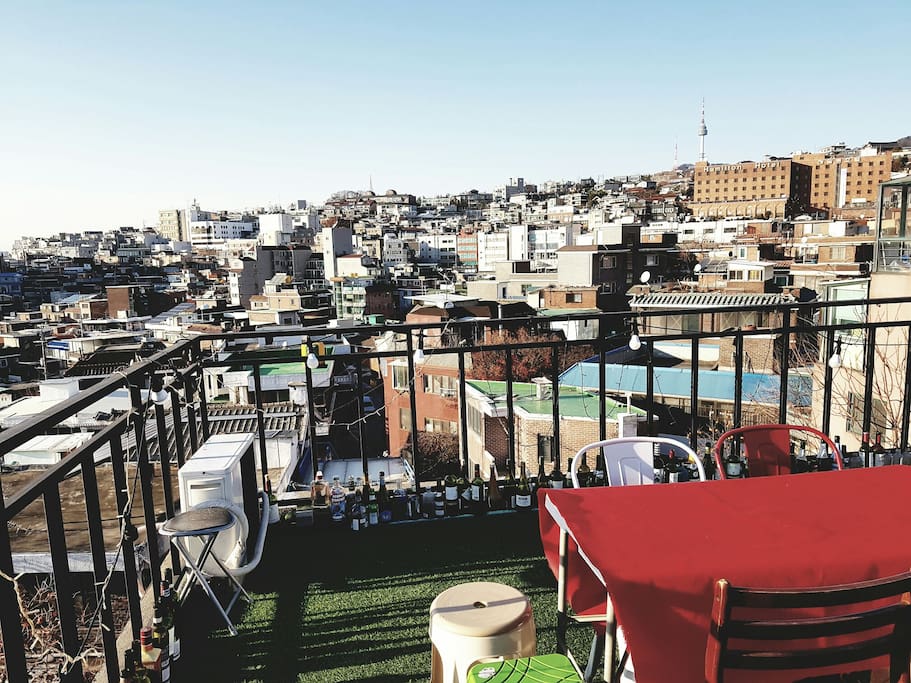 Rooftop view