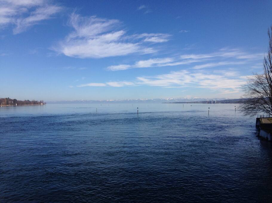 Der Bodensee im Frühjahr 2018