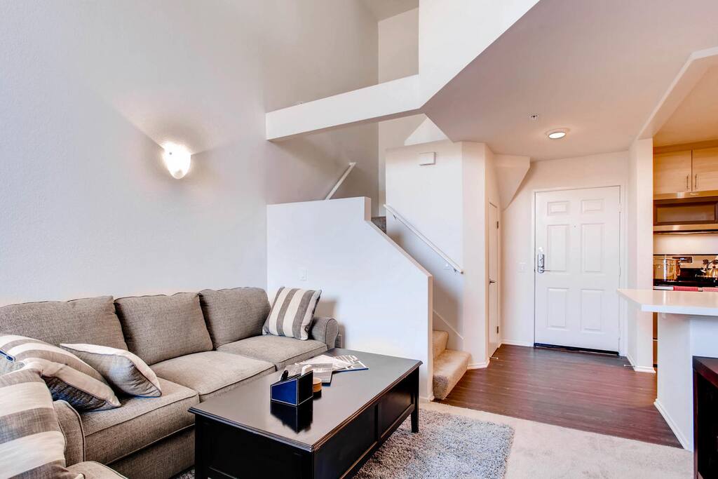 Exquisite and comfortable designer furnishing throughout the entire apartment.