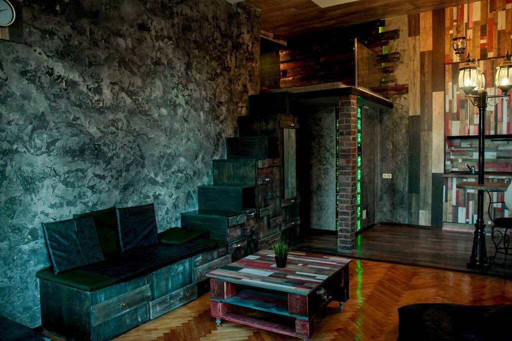 view of the bedroom floor stairs