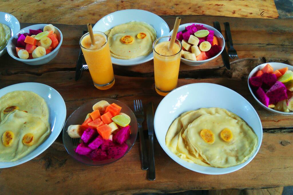 Delicious organic food