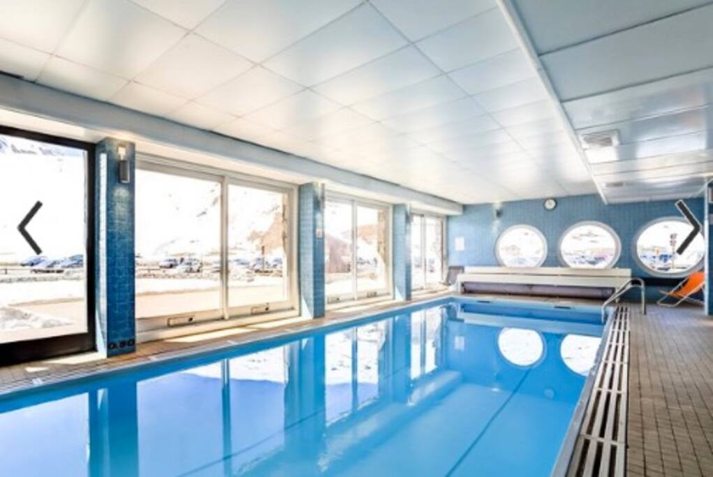 Piscine chauffée en libre accès