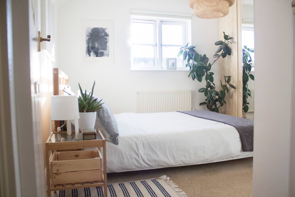 Your room is light and sunny with a view over The Gannel Estuary