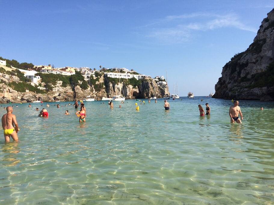 Cala en Porter Beach