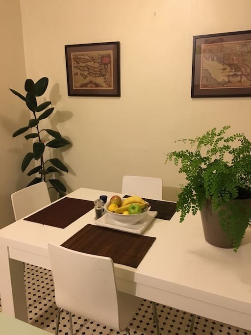 Dining area.