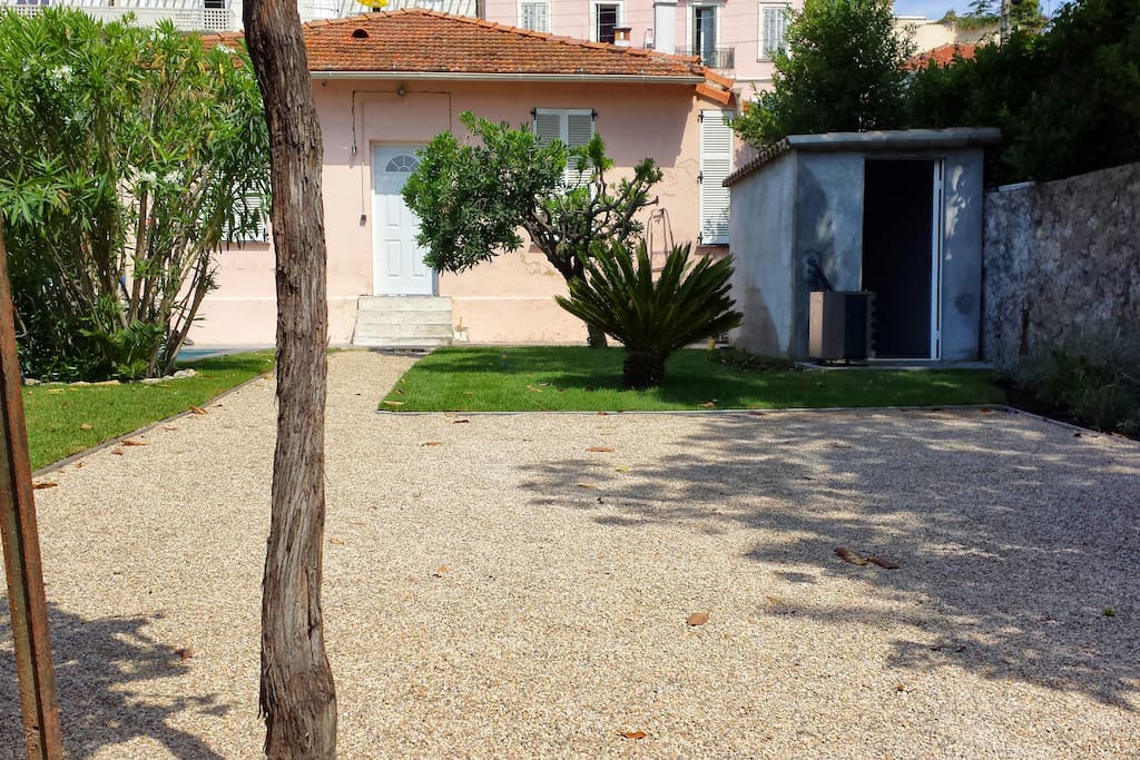 Private parking area