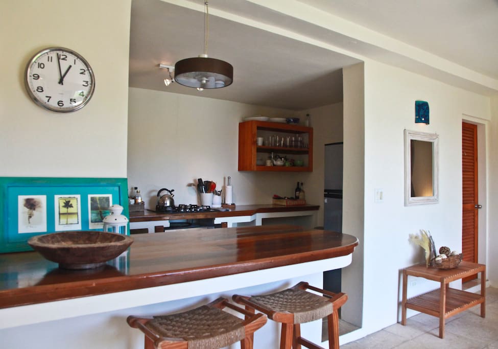 Open plan kitchen