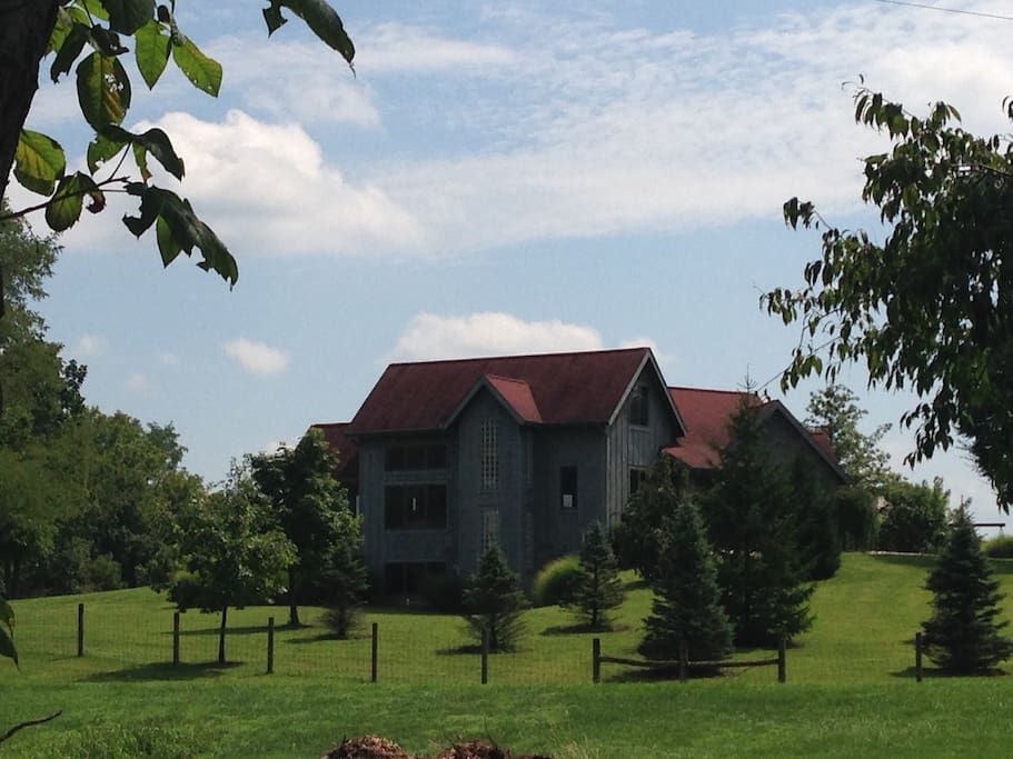 View of house and front yard
