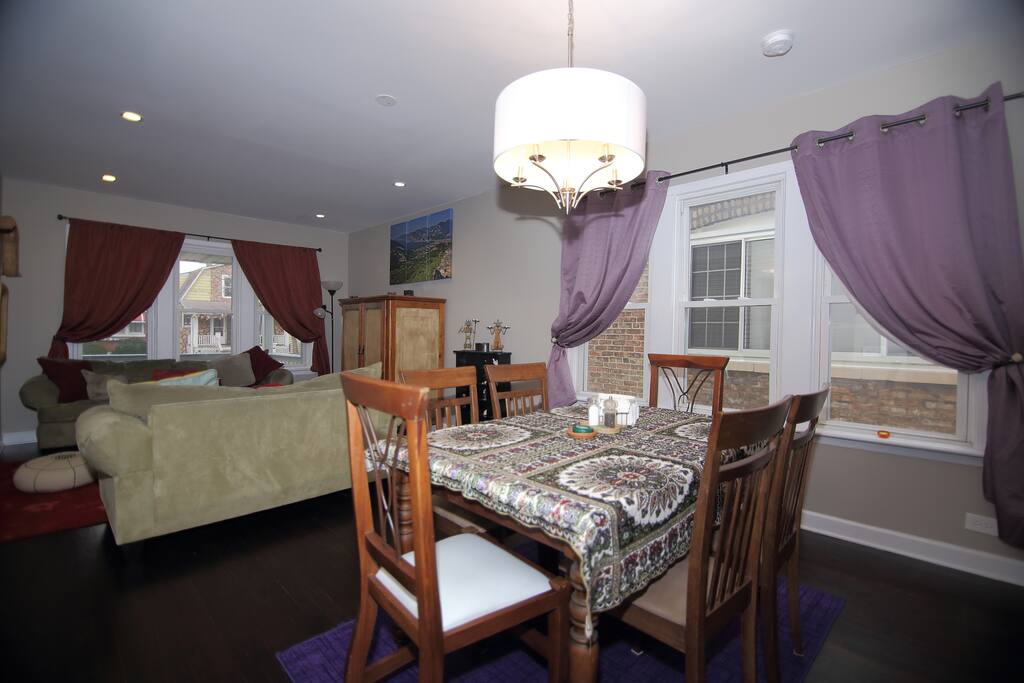 Dining Area & Living Room