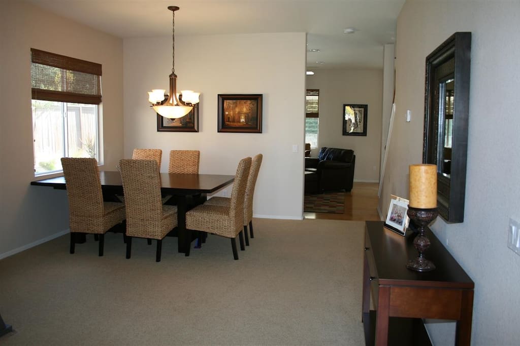 living room & formal dining area, spacious & neat