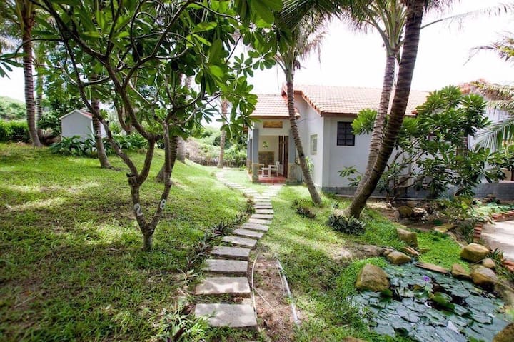 Peaceful Resort Bungalow Garden View