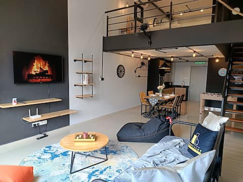 1BR Industrial Loft Café Vibes @ De' Nico near LRT