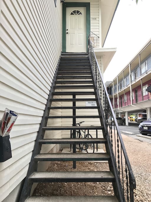 Stairs leading up to the second floor.