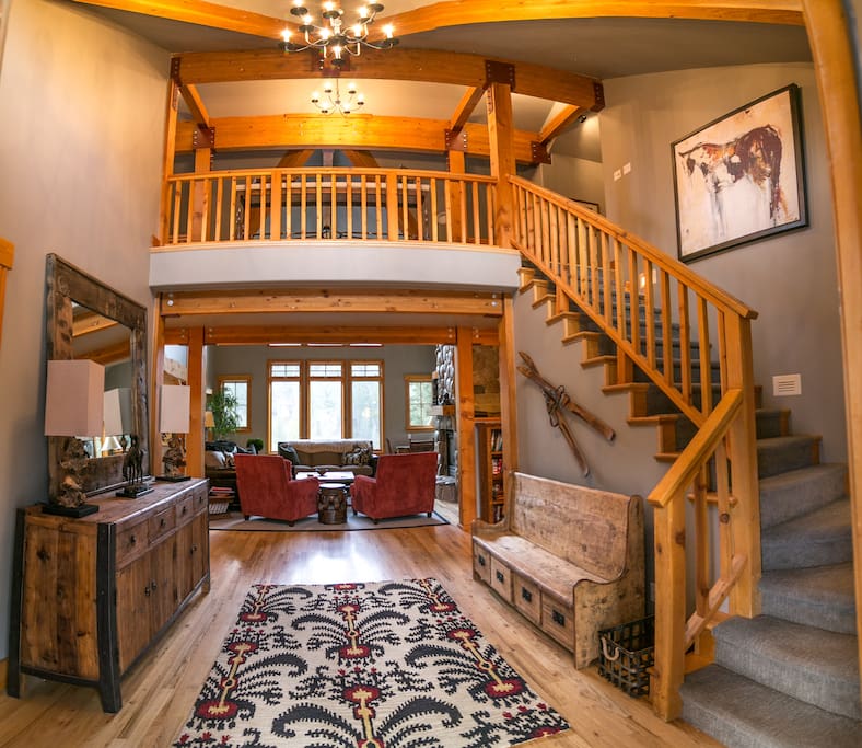 Entranceway, Upstairs to the master ensuite.