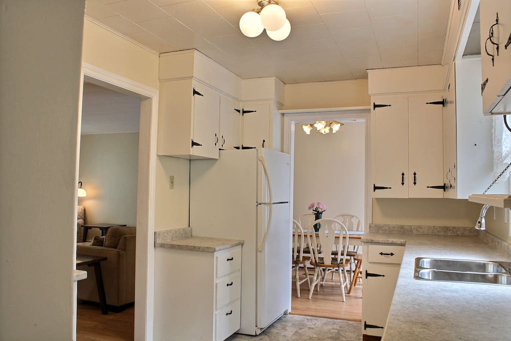 Cook up some memories in the fully furnished kitchen. The kitchen has a new convection stove, full size fridge, dishwasher and microwave.