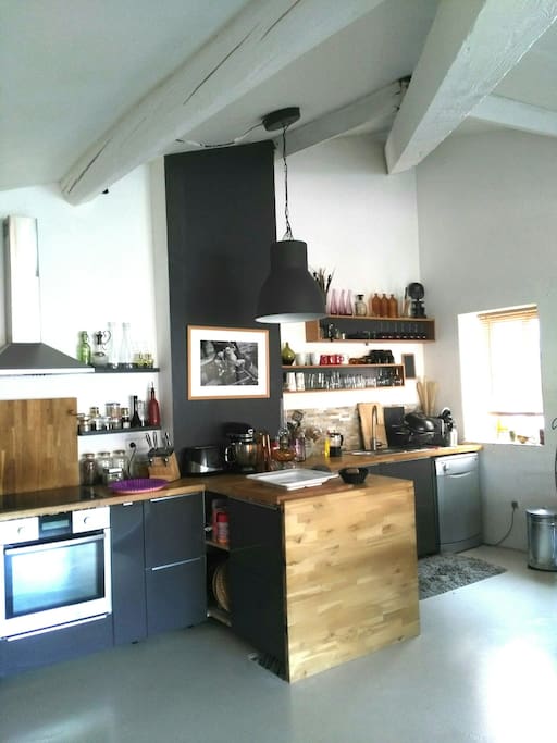 la cuisine ouverte