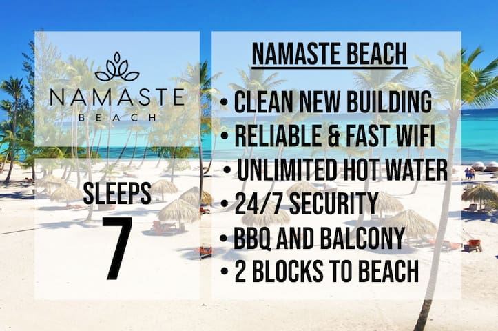 ★ BEACH CONDO ★ 3 MIN WALK TO BEACH  ★ SLEEPS 7 ★