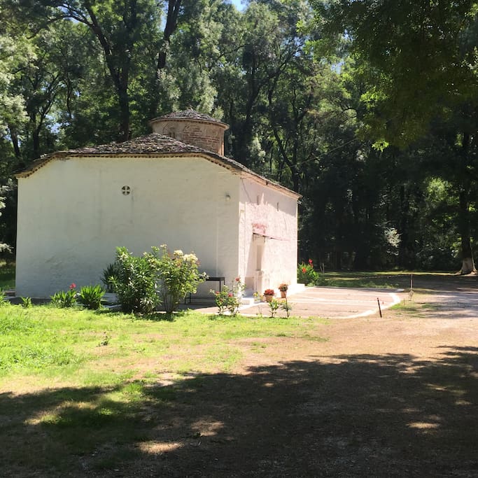 11th Century church of Aghios Barnabas.
