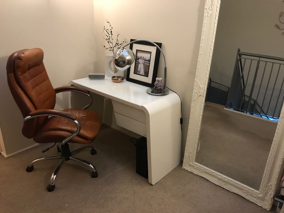 Area at the top of the stairs