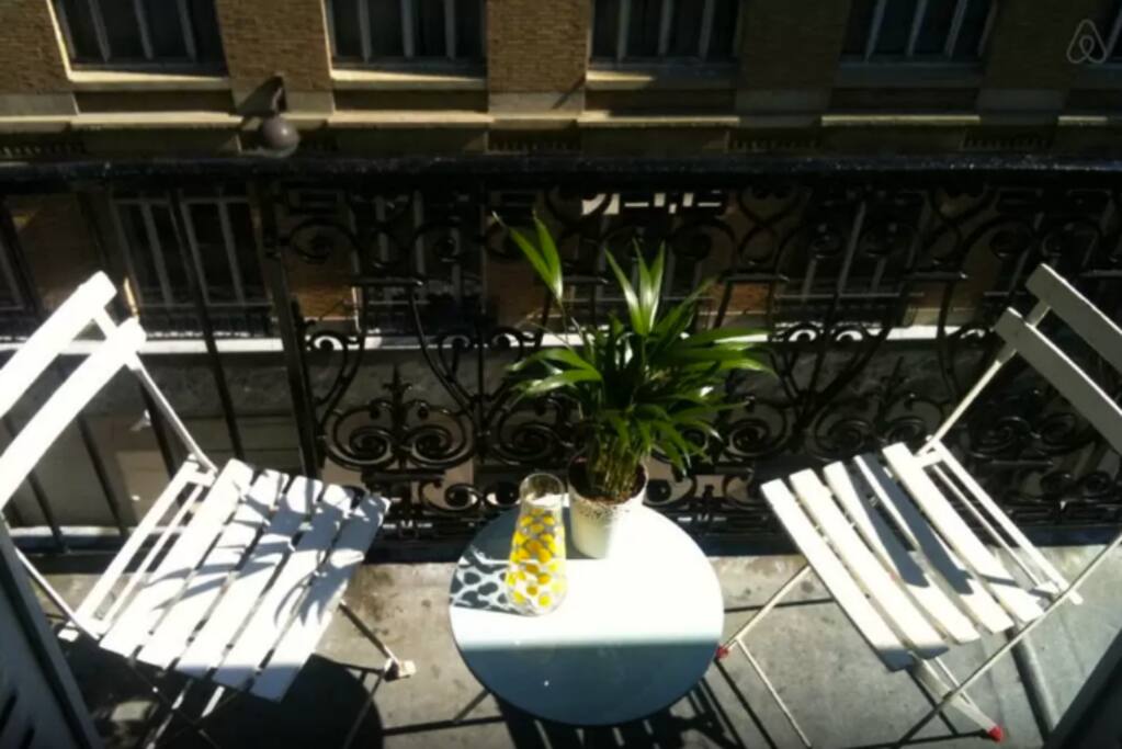 Breakfast on the balcony