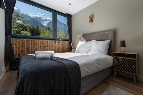 Modern apartment with the best Mont Blanc view!
