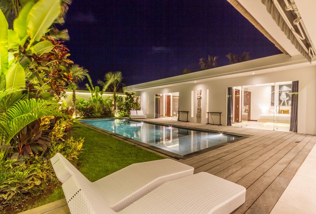 Deck by night