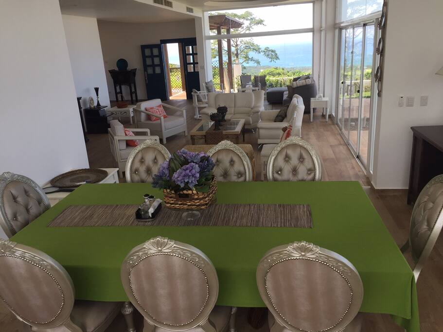 dining and living area